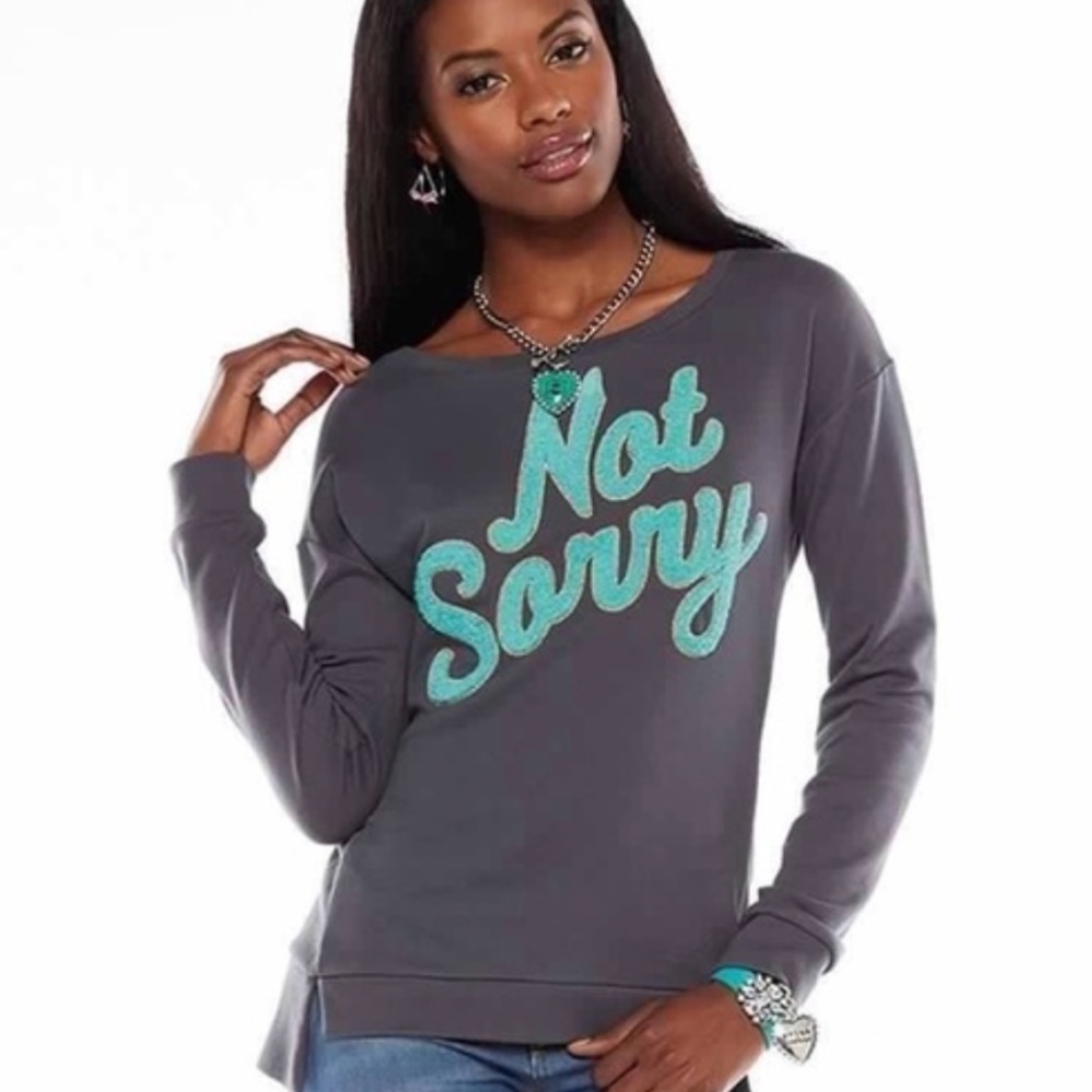 Juicy Couture "Not Sorry" Sweatshirt